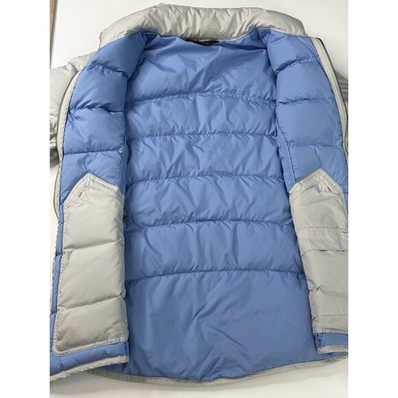 Woolrich Women’s Small Duck Down Puffer Jacket Full Zip Light Gray Frost - Picture 9 of 16